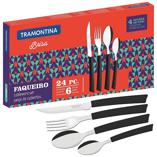 Faqueiro Talheres 24 Peças Tramontina 23198051