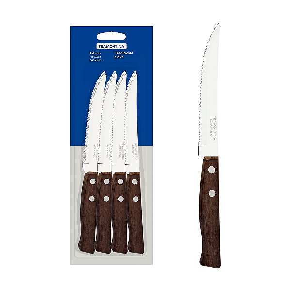 Conjunto Facas Para Churrasco 12 Peças Tramontina 22200905