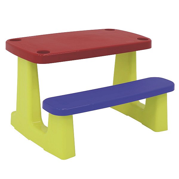 Mesa Kids Infantil Escolar Pic-Nic Azul Tramontina 92361000