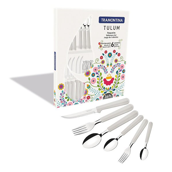 Faqueiro Talheres 36 Peças Tramontina 23299882