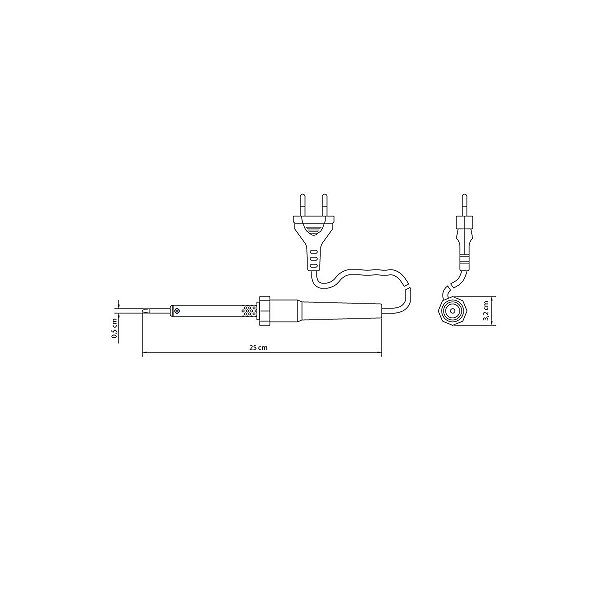 Ferro De Solda 40 Watts 127 V Tramontina 43752504