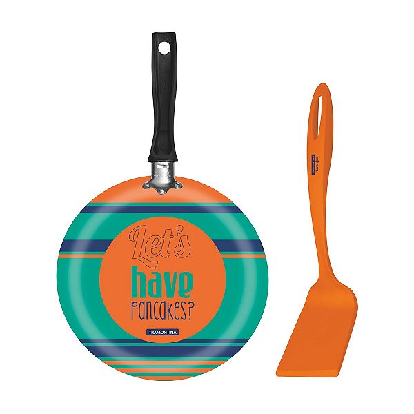 Panquequeira 22Cm + Espátula Lar 600Ml Tramontina 27813002