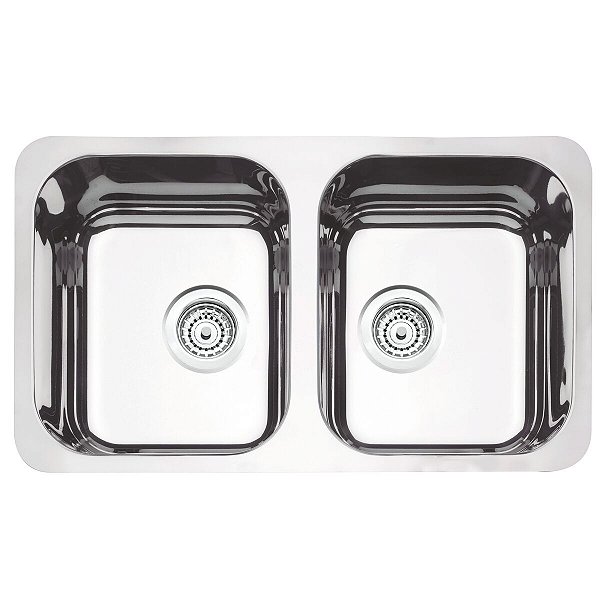 Cuba Dupla Inox 77X45 Alto Brilho Tramontina 94033202
