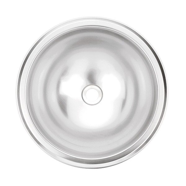 Cuba Lavabo Redonda Inox30 Acetinado Tramontina 94103107