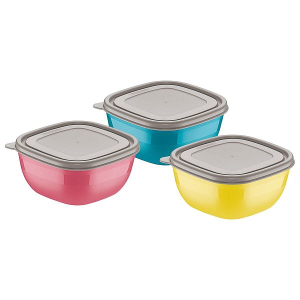 Pote De Plástico 600Ml 12 Peças Tramontina 25099956