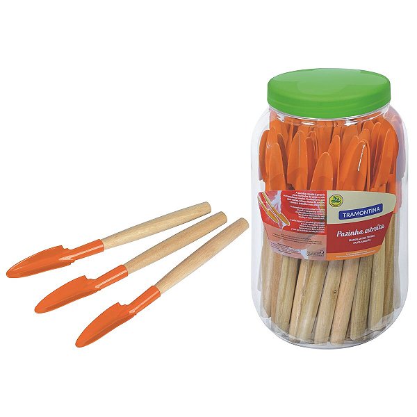 Pazinha Estreita Cabo Madeira Pote 60Pc Tramontina 77926771