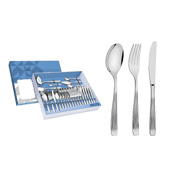 Faqueiro Talher Inox 60 Peças Athenas Tramontina 66940017