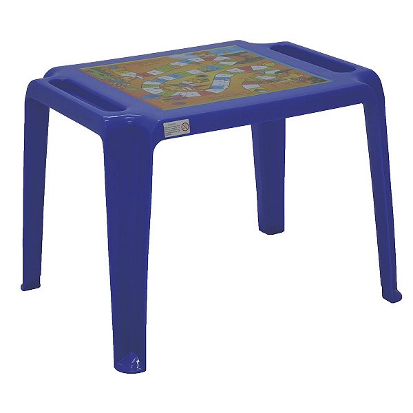 Mesa Infantil Crianças Jogo Catty Azul Tramontina 92323070