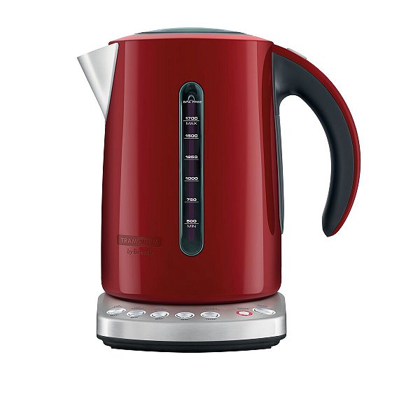 Chaleira Eletrica Inox Vermel Smart 127V Tramontina 69092021