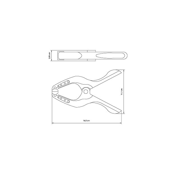 Grampo Plastico 2 Tramontina 43192002