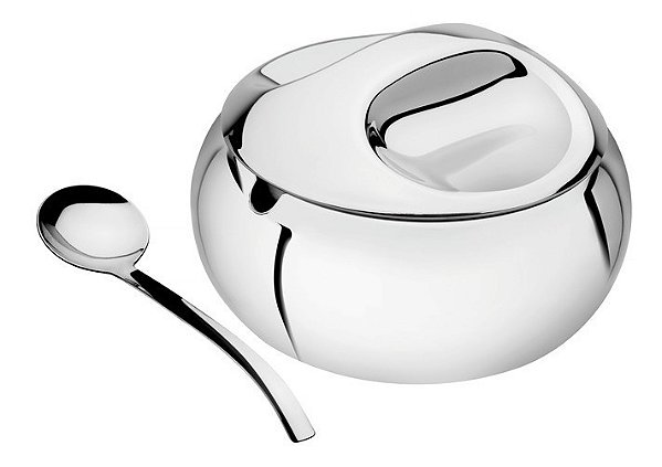 Porta Farinha Farinheira Inox Com Pa 680Ml Tramonti 64400521