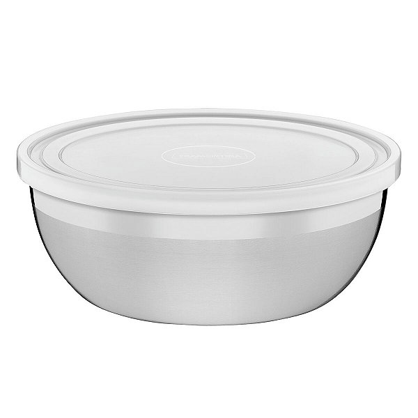 Pote Redondo 28Cm Aco Inox Com Tampa 5,84L Tramonti 61222280