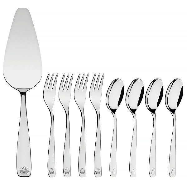 Jogo Inox P/ Bolo 9Pc La Pasticc Tramontina 66958680