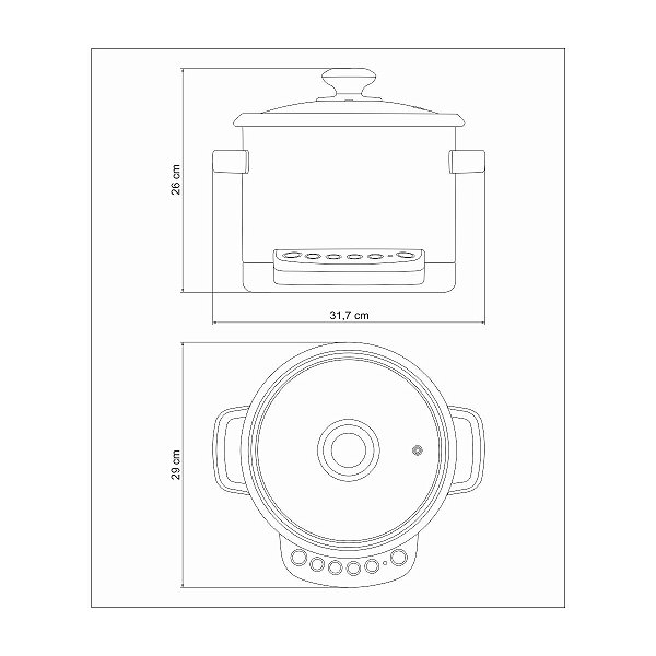 Panela Eletrica Arroz Inox Multi Cook Tramontina 69121012