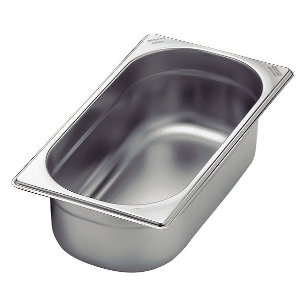 Cuba Aco Inox 1/3 100Mm S/Alca Lar 3,90L Tramontina 61055100