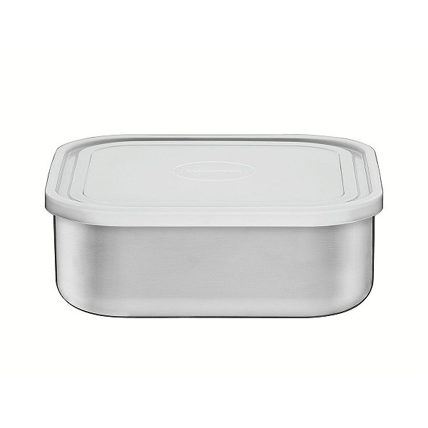 Pote Quadrado 23Cm Aco Inox 3,68L Tramontina 61229230