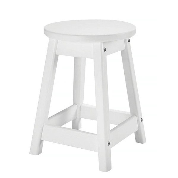Banqueta Banquinho Madeira Branca Rramontina 91414047