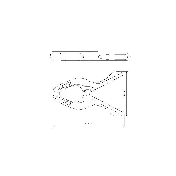 Grampo Sargento Mordedor Plastico 3 Tramontina 43192003