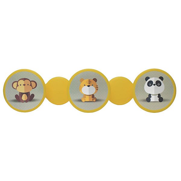 Cabide Porta Toalha Roupa Bolsa Amarelo Tramontina 92756000