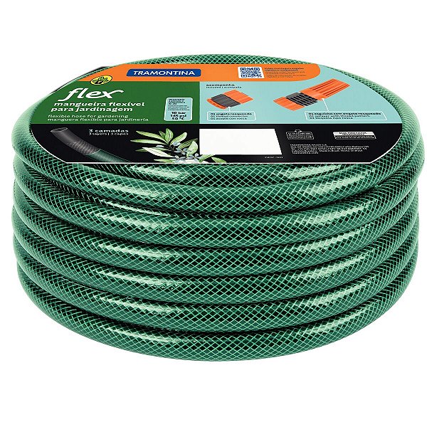 Mangueira Jardim Flex Esp C/Eng 15M Tramontina 79172150