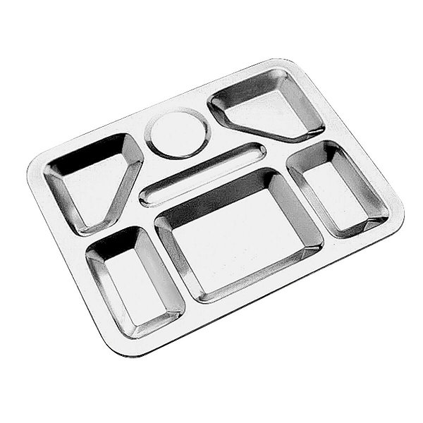 Bandeja Bandeijão Refeição Inox Divisoes Tramontina 61411070