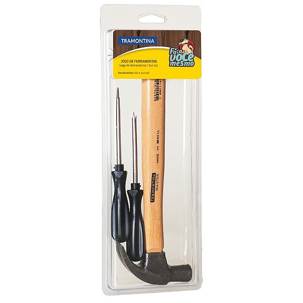 Kit Ferramentas 3 Pcs Tramontina 43408195