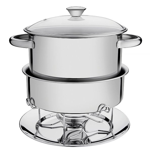 Rechaud Fogareiro Inox Banho Maria 7L Tramontina 61049000