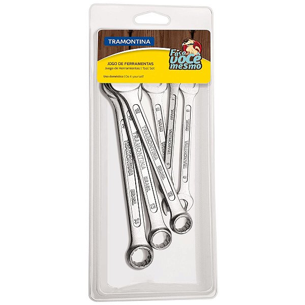Kit Chave Boca Combinada 6Pçs Tramontina 43408152