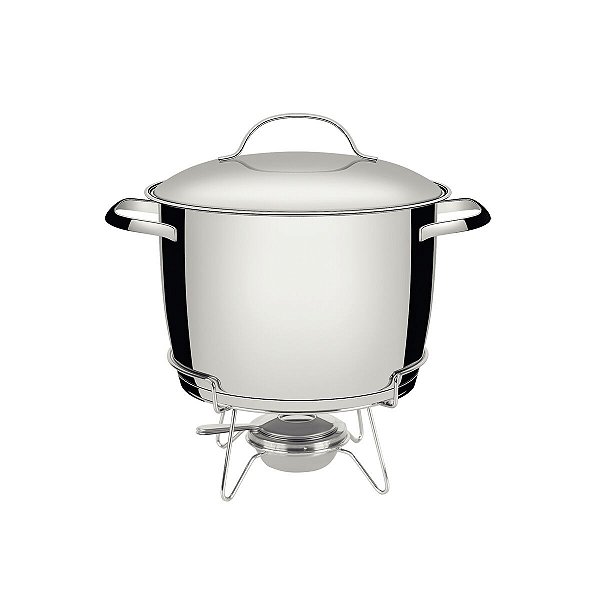 Rechaud Fogareiro Inox 4Pç 7,4L Allegra 7,5L Tramon 65650680