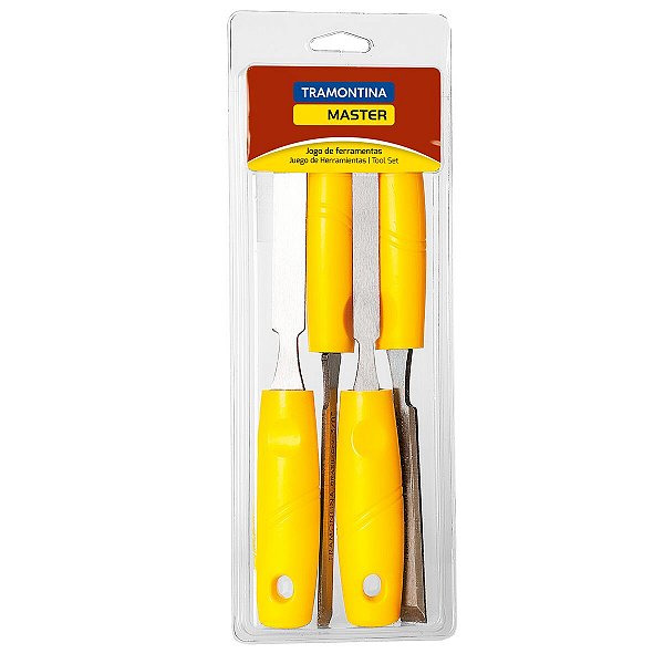 Jogo Formoes Formão Cabo Plástico 4Pç Tramontina 43336504