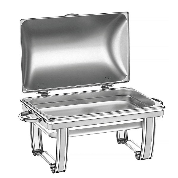 Rechaud Inox Tampa Basculante Guias 9L Tramontina 61045013