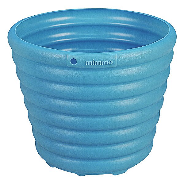 Cachepo Vaso Plastico Flores Azul 1,7Ltramontina 78125152