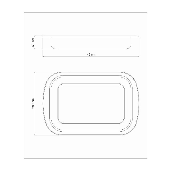Assadeira Aco Inox 43Cm Tramontina 61310431