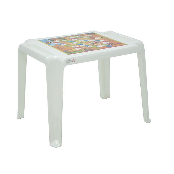 Mesa Infantil Criança Jogo Catty Branco Tramontina 92323010