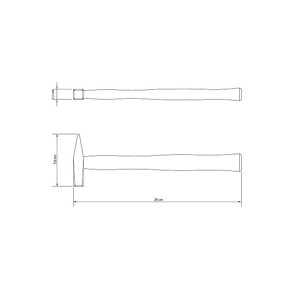 Martelo Pena Rebitar Bater Metal 5Og Tramontina 40443001