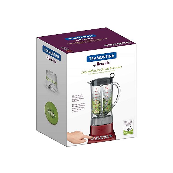 Liquidificador Vermelho Smar Gourmet 127 Tramontina 69005021