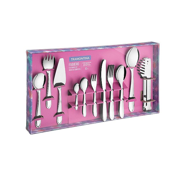 Faqueiro Talher Inox 53 Peças Laguna Tramontina 66906070