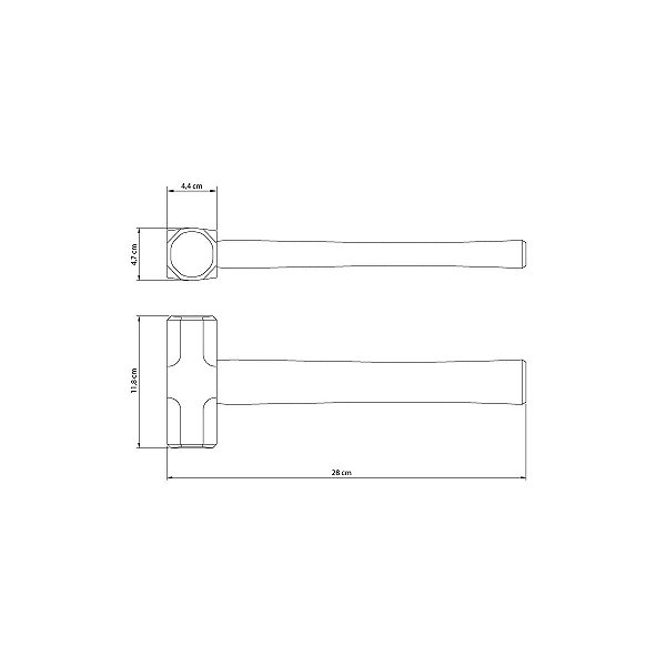 Marreta Oitavada 1.500G Tramontina 40508003