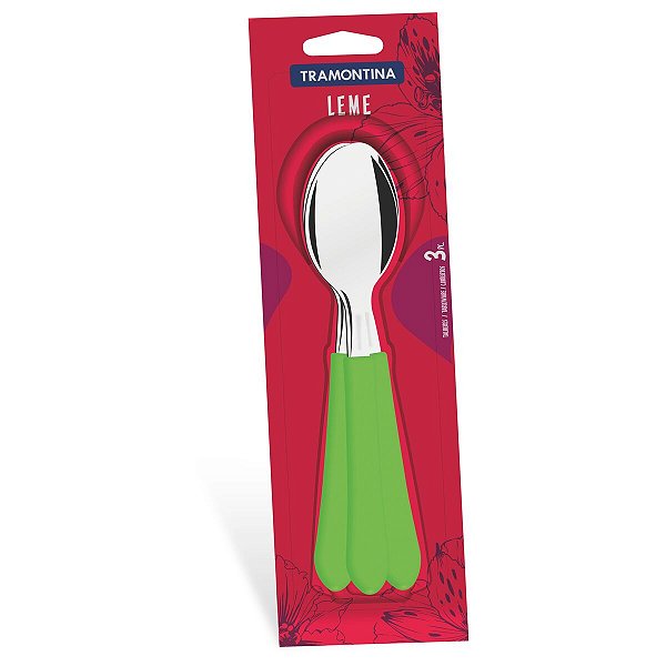 Conjunto Colheres Inox 3 Pcs Leme Tramontina 23183320