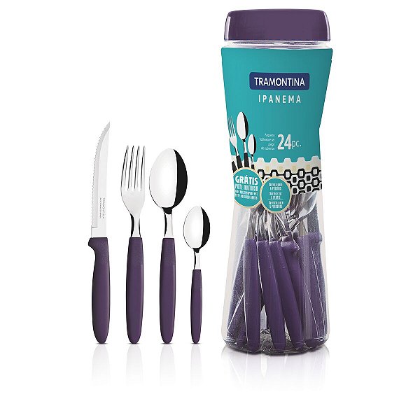 Conj Talheres Inox 24 Pc Ipanema Tramontina 23399991