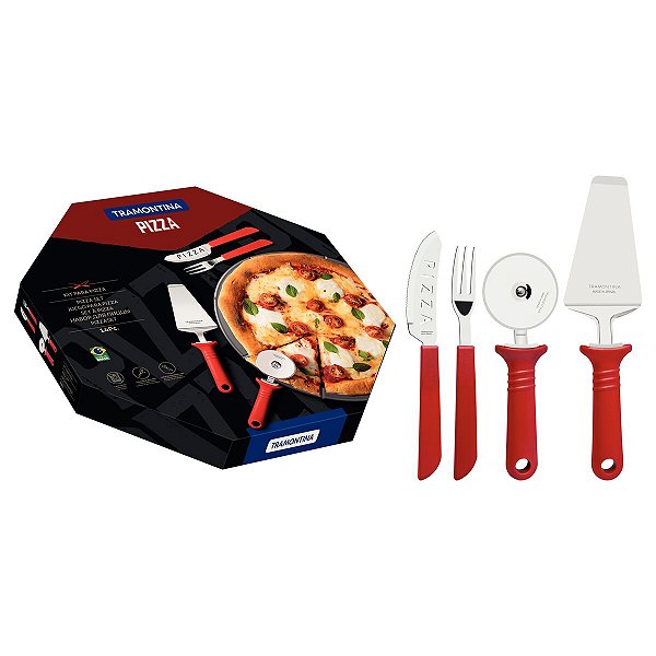Kit Garfo Faca Cortador Pizza 14Pç Tramontina 25099722