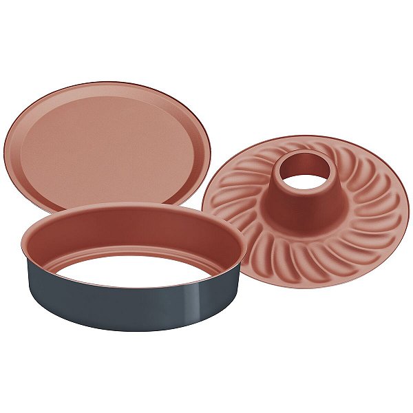 Forma Assadeira Bolo Movel 26Cm Bakery Tramontina 27814010