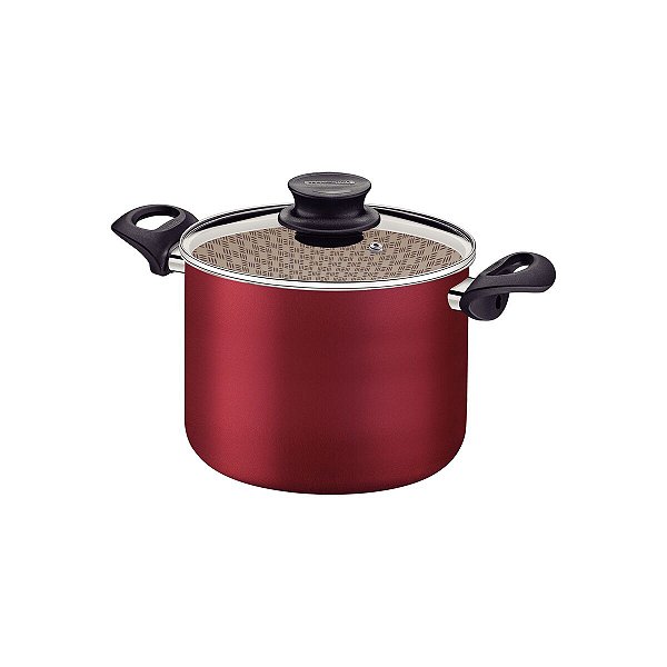 Panela Caldeirao Com Tampa Vidro 16Cm 2L Tramontina 20530716