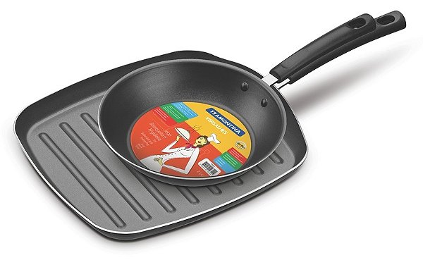 Kit Frigideira Bistequeira Aluminio 2Pç Tramontin 20199059