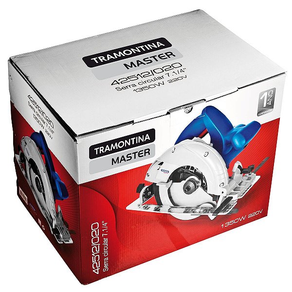 Serra Eletrica Circular 7 1/4 1350W 220V Tramontina 42512020