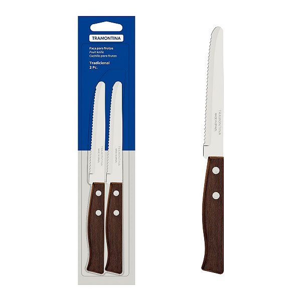 Conjunto Facas Frutas 2 Pçs Tramontina 22211204