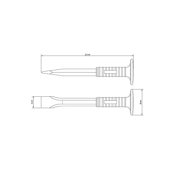 Talhadeira 12 Com Empunhadura Tramontina 42700912