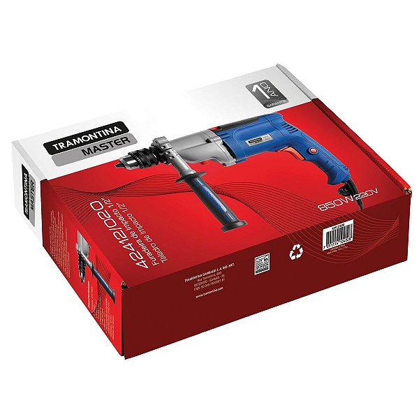Furadeira De Impacto 1/2 850W 220V Tramontina 42412020