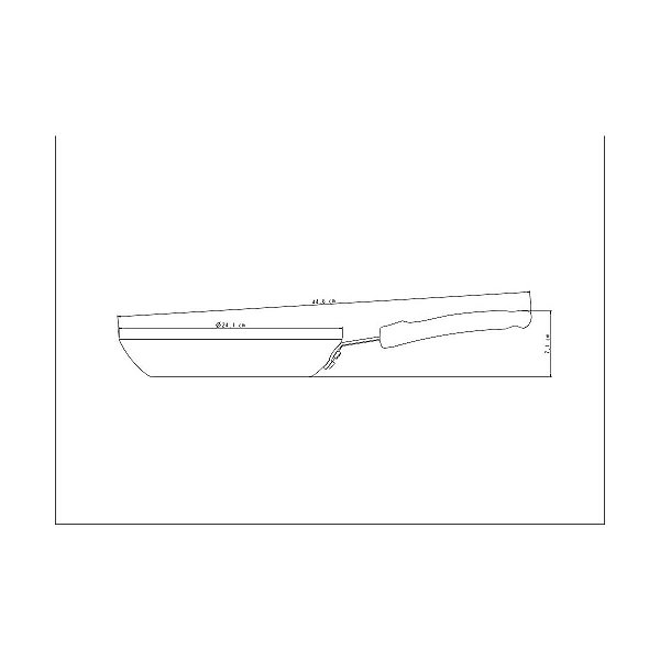 Frigideira Aluminio 24Cm Profissional 1,3L Tramonti 20887024