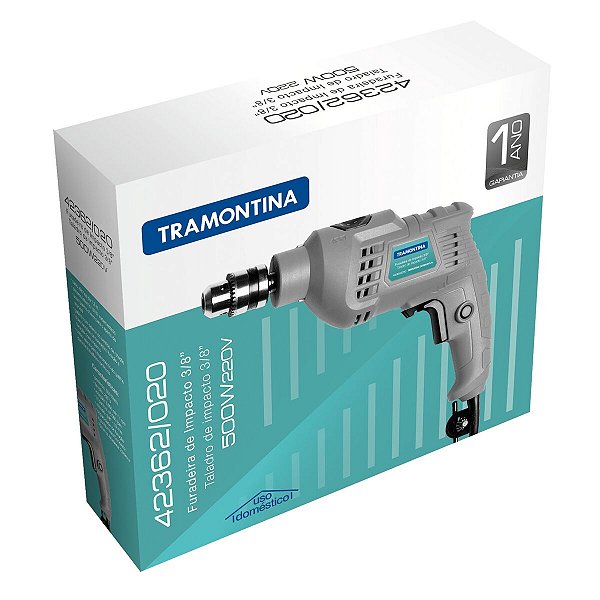 Furadeira De Impacto 3/8 500W 220V Tramontina 42362020
